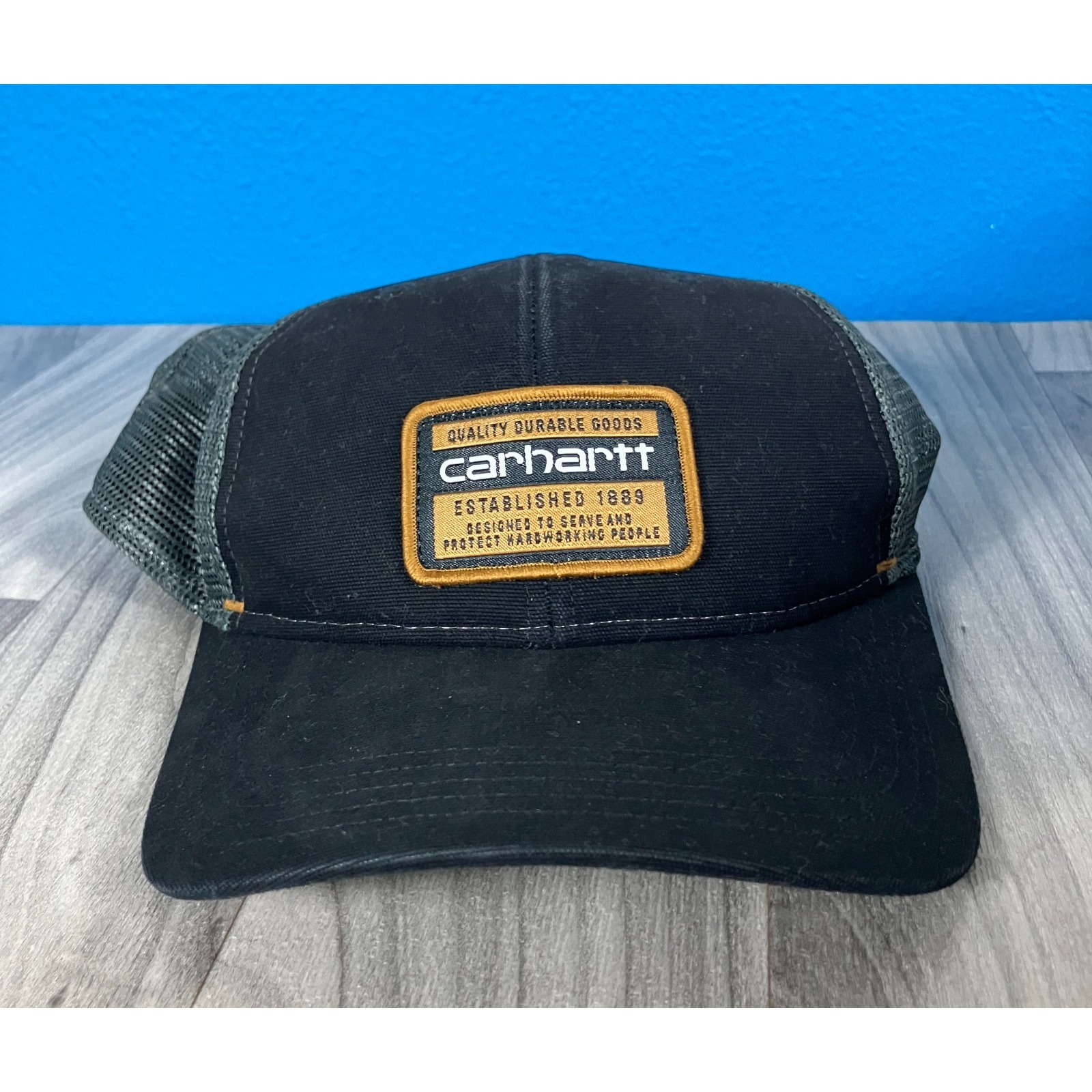 Vintage Carhartt Trucker Hat Rare Snapback